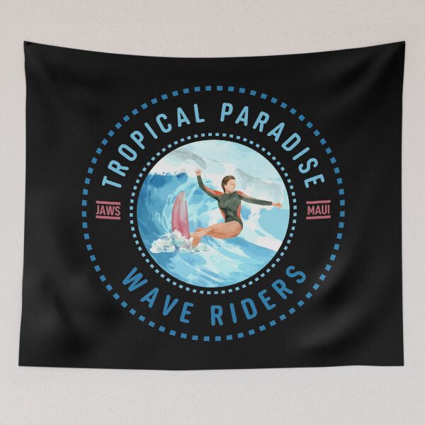 Artikelvorschau, Tropical Paradise Wave Riders - Jaws, Maui, Hawaii entworfen und verkauft von cotros.