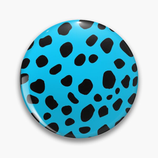 Item preview, Blue and Black Dalmatian Print, Large Sized Non-Repeating Image designed and sold by Nicolette Olivier.