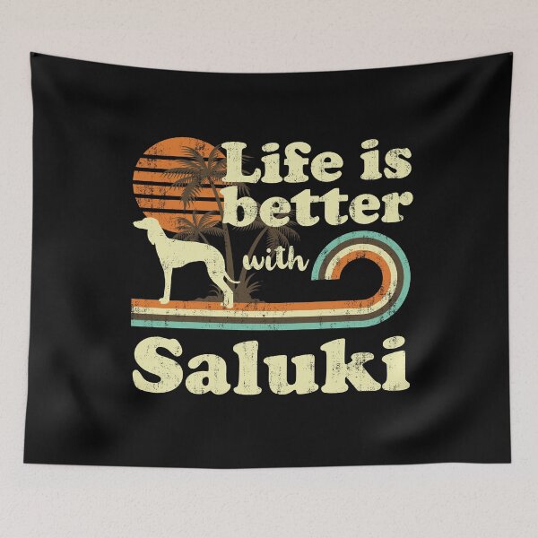 Item preview, Life is Better with Saluki Vintage designed and sold by rafaeltto.