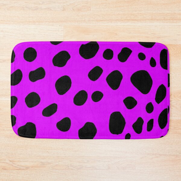 Item preview, Purple and Black Dalmatian Print, Large Sized Repeating Pattern designed and sold by Nicolette Olivier.