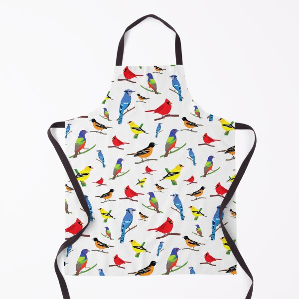 Item preview, Coloridas aves de América del Norte patrón ilustraciones designed and sold by judgeart.