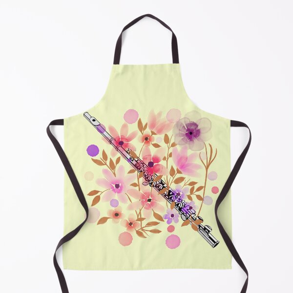 Item preview, Floral Flute For Music Teacher And Musicians On Orchestra As A Flutist Gift designed and sold by Funwithmusic.