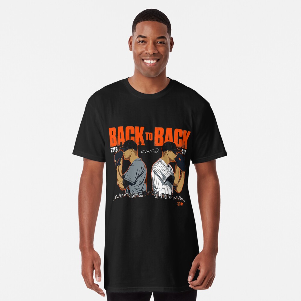 Officially Licensed Jacob deGrom - deGrom Back To Back T-Shirt