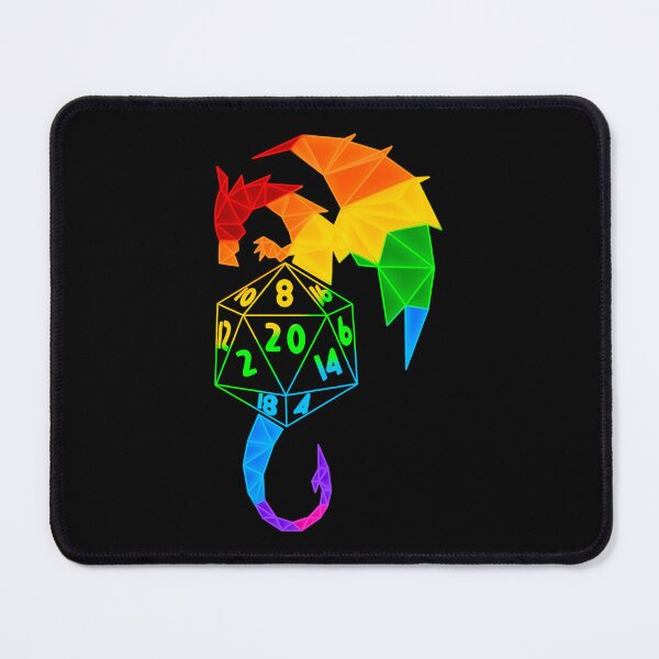 Item preview, Rainbow dnd dragon designed and sold by ManiCreates.