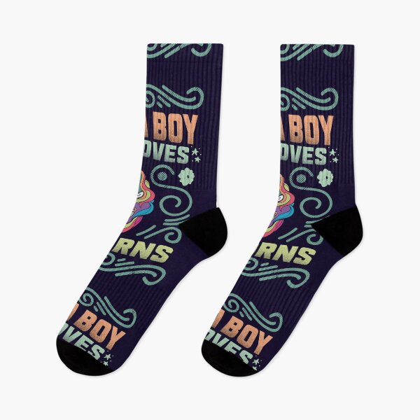 Item preview, Just a boy who loves unicorns - funny quote designed and sold by VichallanStudio.
