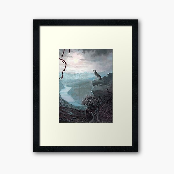 A Chilling Cry Framed Art Print