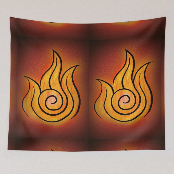 Artikelvorschau, Avatar Der letzte Airbender | Avatare Symbol der Feuernation | Avatar Aang | Avatar-Elemente Poster, Druck | Feuer-Logo entworfen und verkauft von Sharma-Jay-Art.