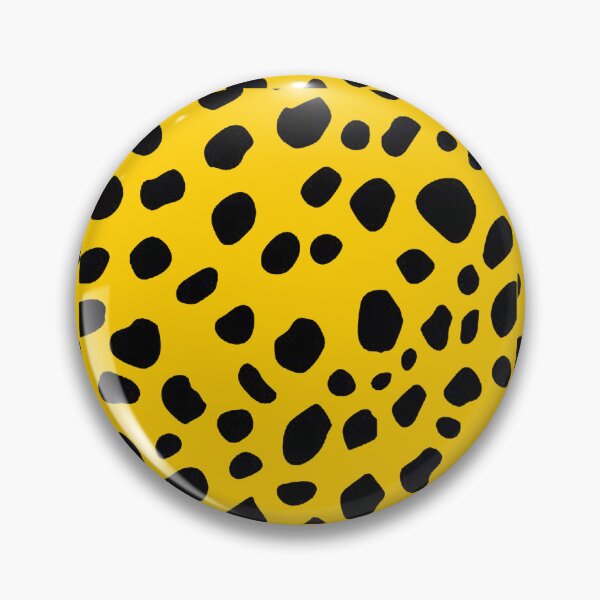 Item preview, Yellow and Black Dalmatian Print, Large Sized Repeating Pattern designed and sold by Nicolette Olivier.