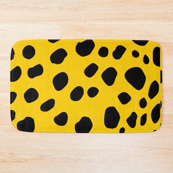 Item preview, Yellow and Black Dalmatian Print, Large Sized Repeating Pattern designed and sold by Nicolette Olivier.