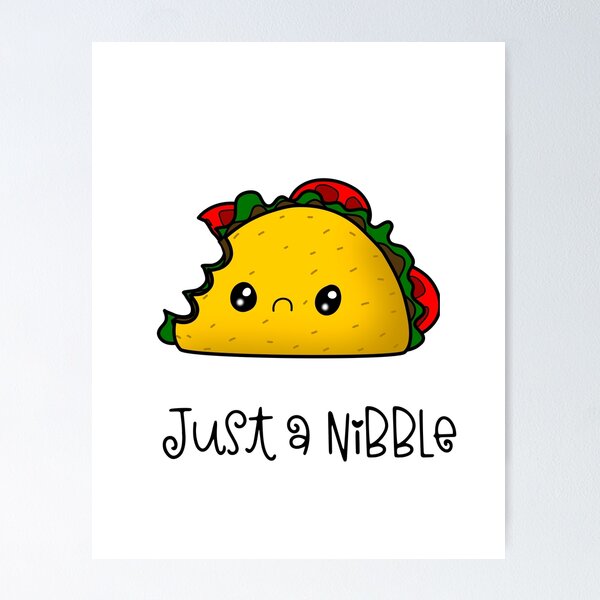 Item preview, Cute Sad Taco designed and sold by DoubleJDoodles.