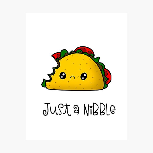 Item preview, Cute Sad Taco designed and sold by DoubleJDoodles.