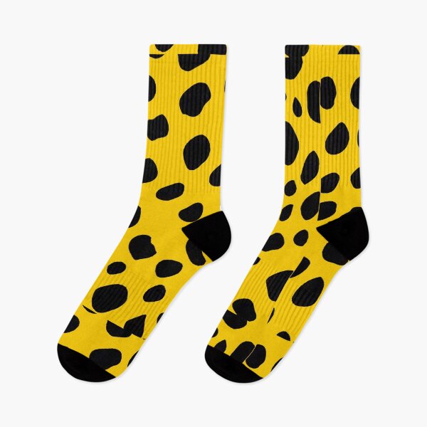 Item preview, Yellow and Black Dalmatian Print, Large Sized Non-Repeating Image designed and sold by Nicolette Olivier.