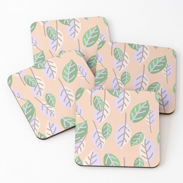 Item preview, Gentle shower of falling pastel leaves designed and sold by drubdrub.