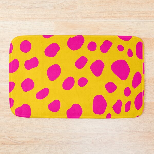 Item preview, Yellow and Pink Dalmatian Print, Large Sized Repeating Pattern designed and sold by Nicolette Olivier.