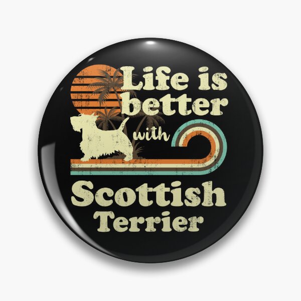 Item preview, Life is Better with Scottish Terrier Vintage designed and sold by rafaeltto.