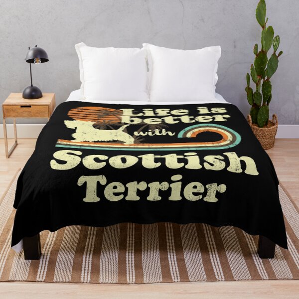 Item preview, Life is Better with Scottish Terrier Vintage designed and sold by rafaeltto.