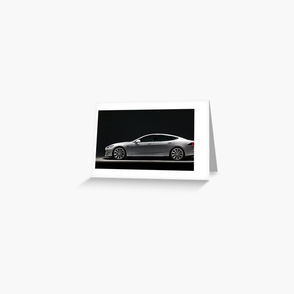 Tesla Model S P100D Car Drawing Coffee Mug by CarsToon Concept - Pixels