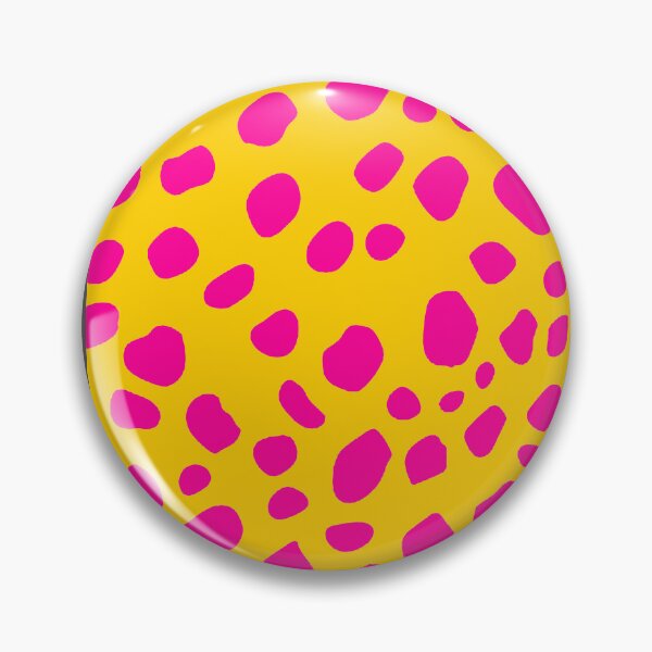 Item preview, Yellow and Pink Dalmatian Print, Large Sized Non-Repeating Image designed and sold by Nicolette Olivier.