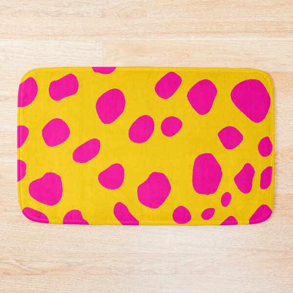 Item preview, Yellow and Pink Dalmatian Print, Large Sized Non-Repeating Image designed and sold by Nicolette Olivier.