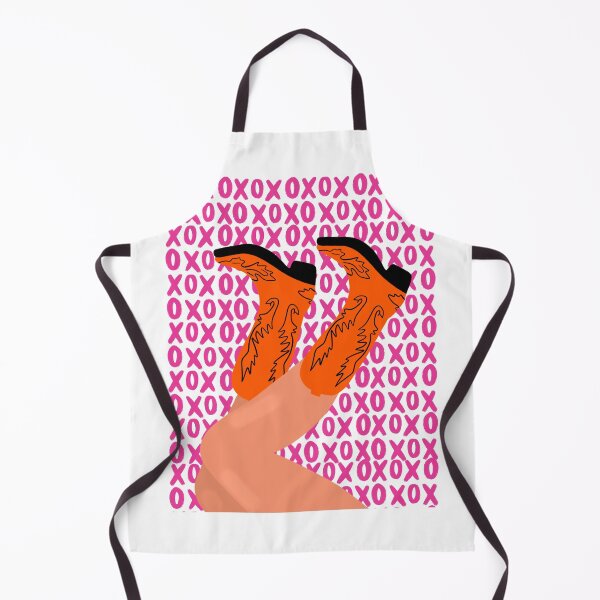 Item preview, XOXO Pink and Orange Cowboy Boots designed and sold by mollsdesignss.