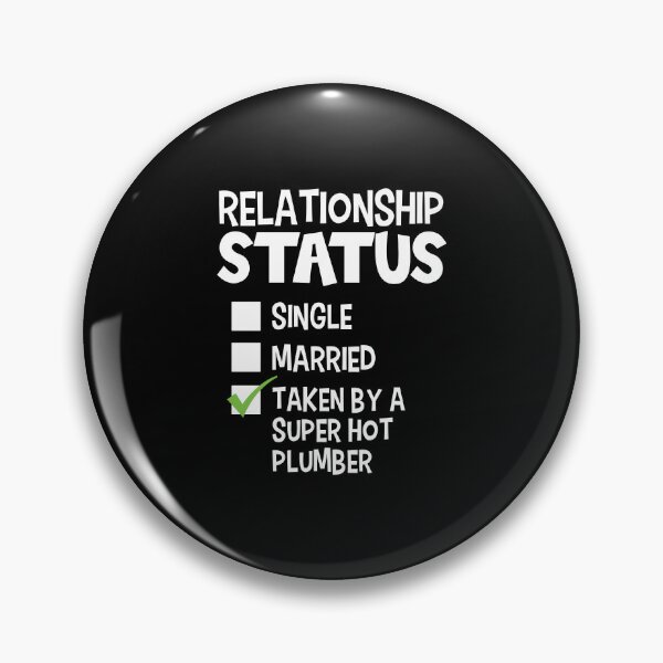 Item preview, Funny His and Her Gift Idea Plumber Relationship Status designed and sold by haselshirt.