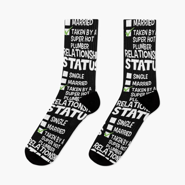 Item preview, Funny His and Her Gift Idea Plumber Relationship Status designed and sold by haselshirt.