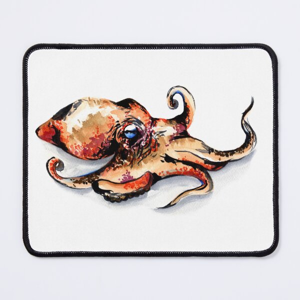 Item preview, Watercolor octopus designed and sold by Sombre collection.