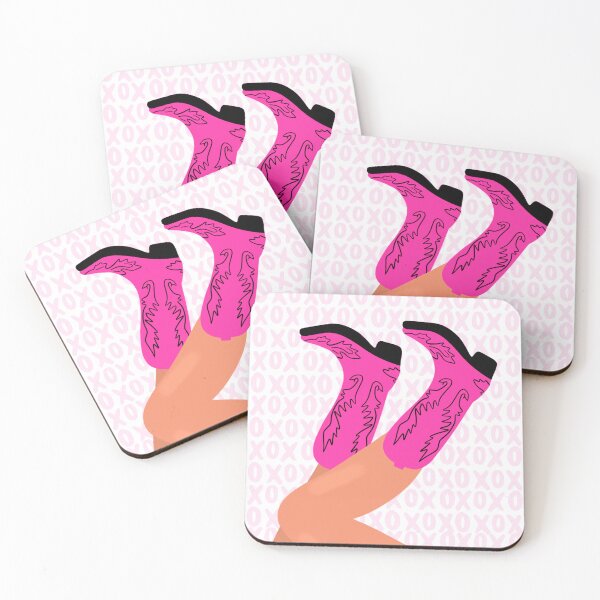 Item preview, XOXO Pink Cowboy Boots designed and sold by mollsdesignss.