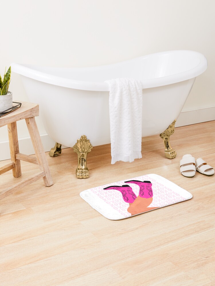 vizoe Bath Rugs Non Slip Mat, Durable Water Absorbent Bathroom Rugs with Non-Slip Bath Rug Mat for Shower Tub Bathroom Floor, Machine Washable Soft