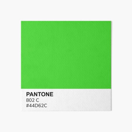 Neon Coral Pantone Art Board Print for Sale by HuckleberryArts