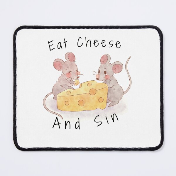 Item preview, Funny Rat, Eat Cheese and Sin Sticker designed and sold by BOUMNESS.