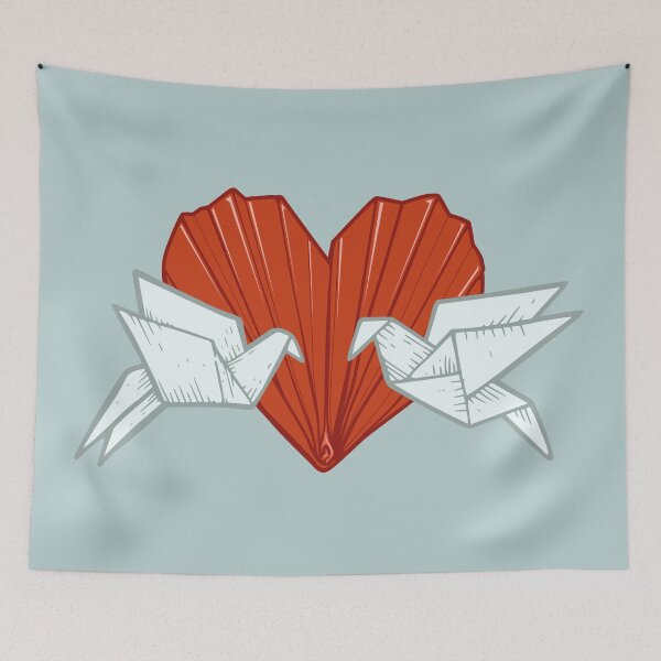 Item preview, Origami bird couple in love designed and sold by Rômulo Queiroz.