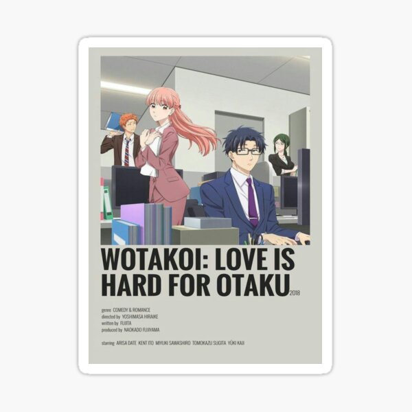 Wotaku ni Koi wa Muzukashii Sticker for Sale by KeatonOsinski