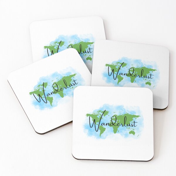 Item preview, Wanderlust, watercolor world design perfect for explorer's and adventure seekers designed and sold by ThunderAndGrace.