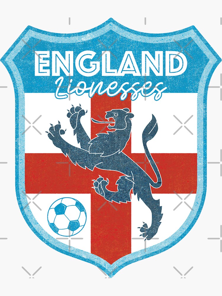 england-lionesses-football-crest-5-sticker-for-sale-by-numero14