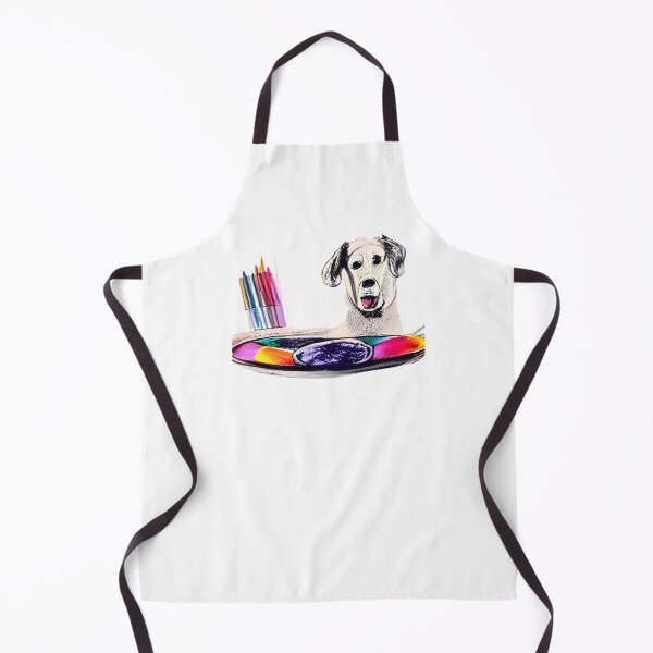 Item preview, Cute Dog with Paint Palette - Original Artwork designed and sold by TheMashupArtist.