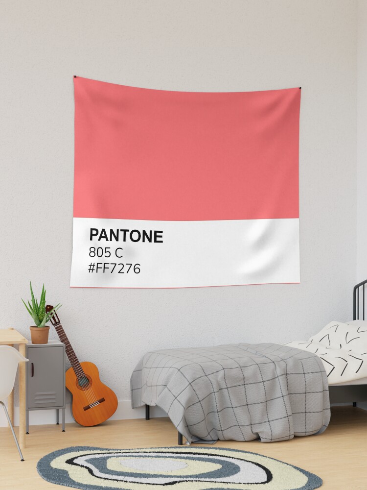 Neon Coral Pantone Poster for Sale by HuckleberryArts