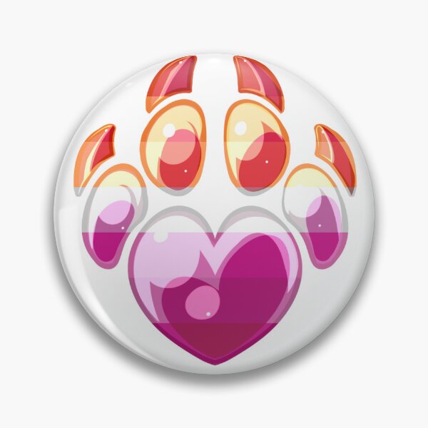 Item preview, Lesbian Pride Paw designed and sold by Tokaliz.