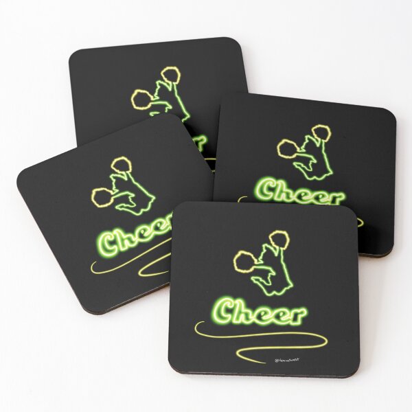Item preview, Green and yellow cheer design  designed and sold by veannaroseart.