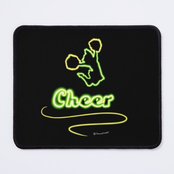 Item preview, Green and yellow cheer design  designed and sold by veannaroseart.