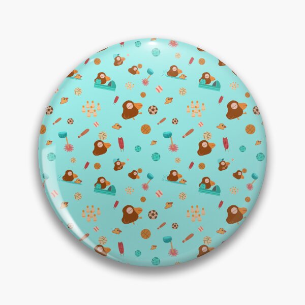 Item preview, Brown Bird's Sport Pattern- Turquoise designed and sold by MILdecals.