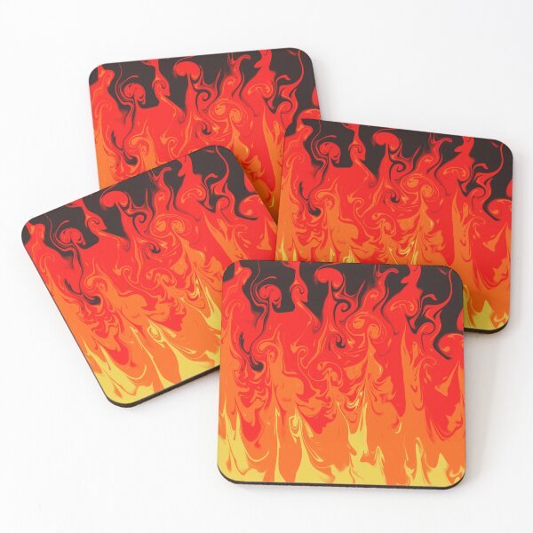 Item preview, Aurora Rainbow Flame Burning Fire Tattoo Goth Speed Air skull art designed and sold by Midwest-Goods.