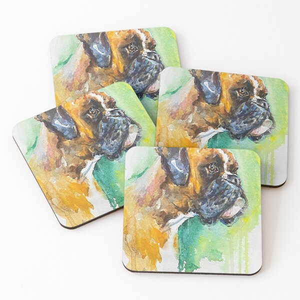 Item preview, Portrait of a boxer dog breed. designed and sold by Elena Reutova.