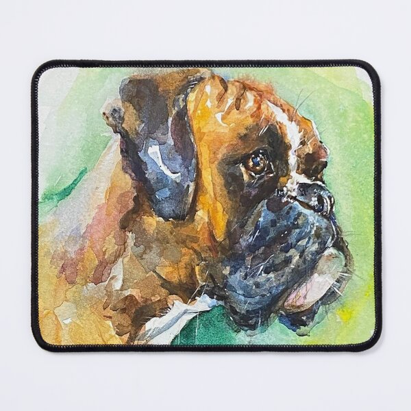 Item preview, Portrait of a boxer dog breed. designed and sold by Elena Reutova.