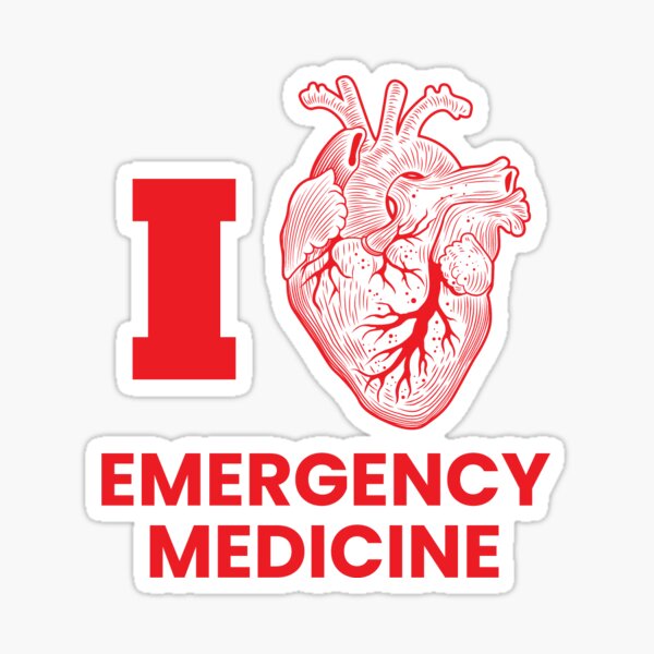 Vista previa del artículo con la obra «I medicina de emergencia del corazón», diseñado y vendido por CleverMed.