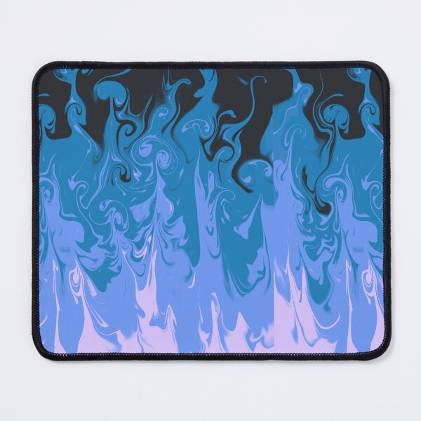 Item preview, Blue Aurora Rainbow Flame Burning Fire Tattoo Goth Speed Air skull art designed and sold by Midwest-Goods.