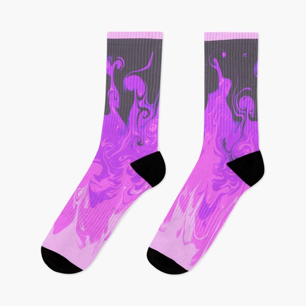 Item preview, Pink Aurora Rainbow Flame Burning Fire Tattoo Goth Speed Air skull art designed and sold by Midwest-Goods.