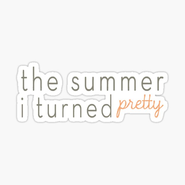 The Summer I Turned Pretty stickers – Yahaira Designs
