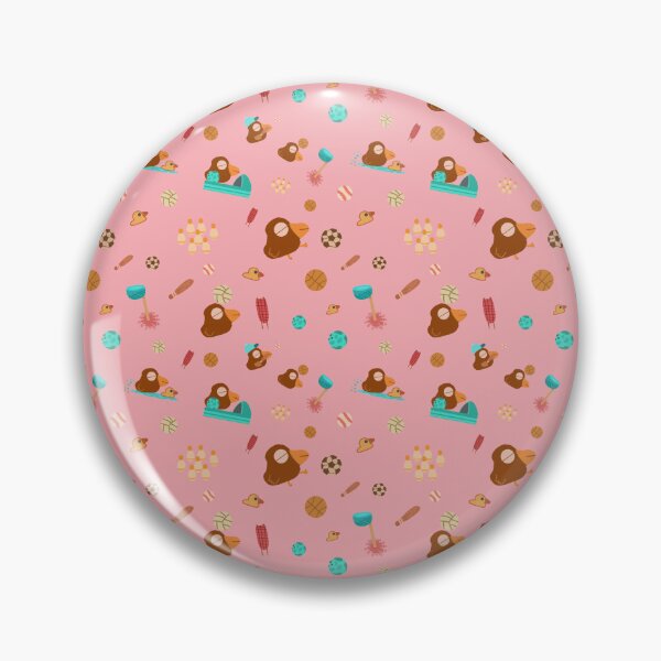 Item preview, Brown Bird's Sport Pattern- Pink designed and sold by MILdecals.