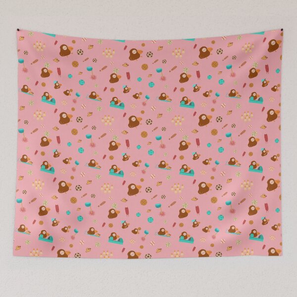Item preview, Brown Bird's Sport Pattern- Pink designed and sold by MILdecals.